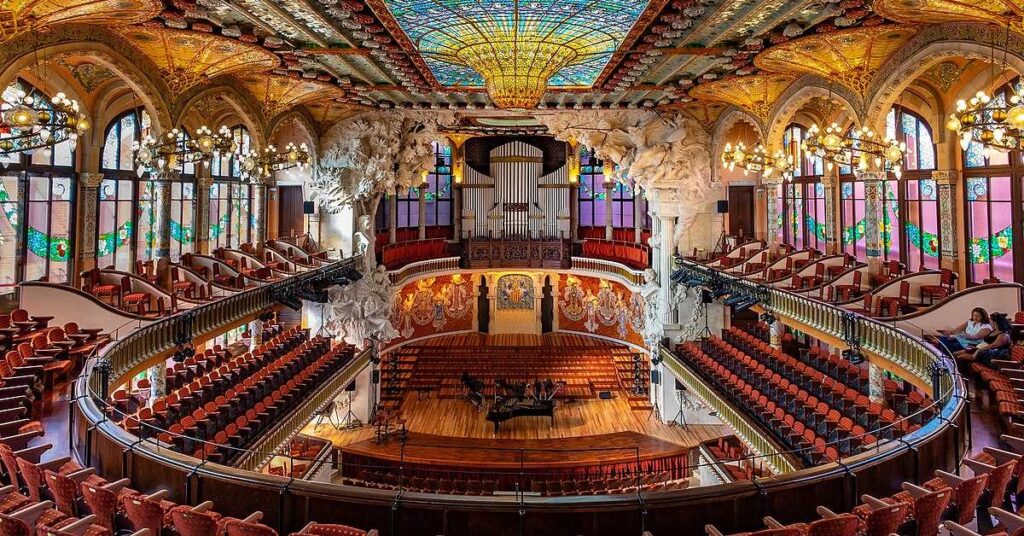 Palau de la Música Catalana de vizitat în barcelona