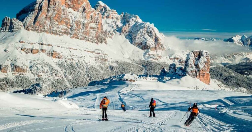 Cortina d'Ampezzo statiune de ski italia