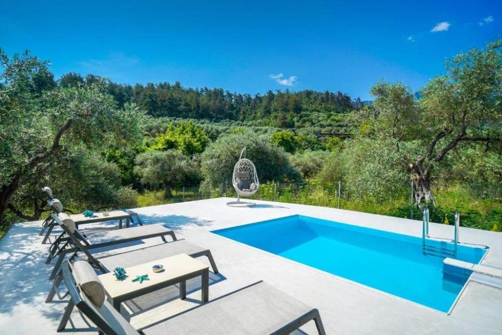 Villa Santa Marina cu piscina in thassos