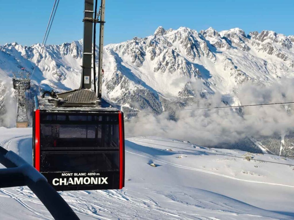 Chamonix ski Franța