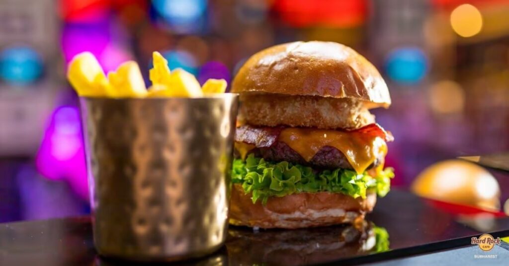 Hard Rock Cafe burger bucureti