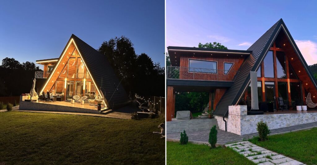 casuta lui filip exterior cabana a frame