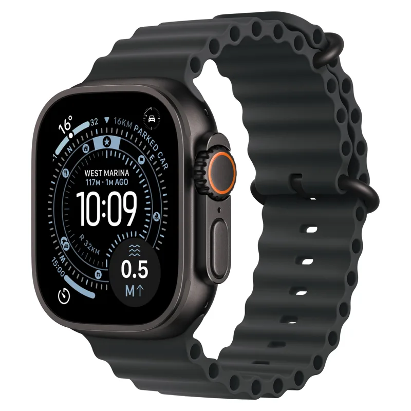 Apple Watch Ultra 3 de 49 mm, carcasă Black Titanium