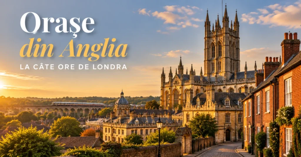 Orașe din Anglia: 10 destinații la sub 3 ore de Londra