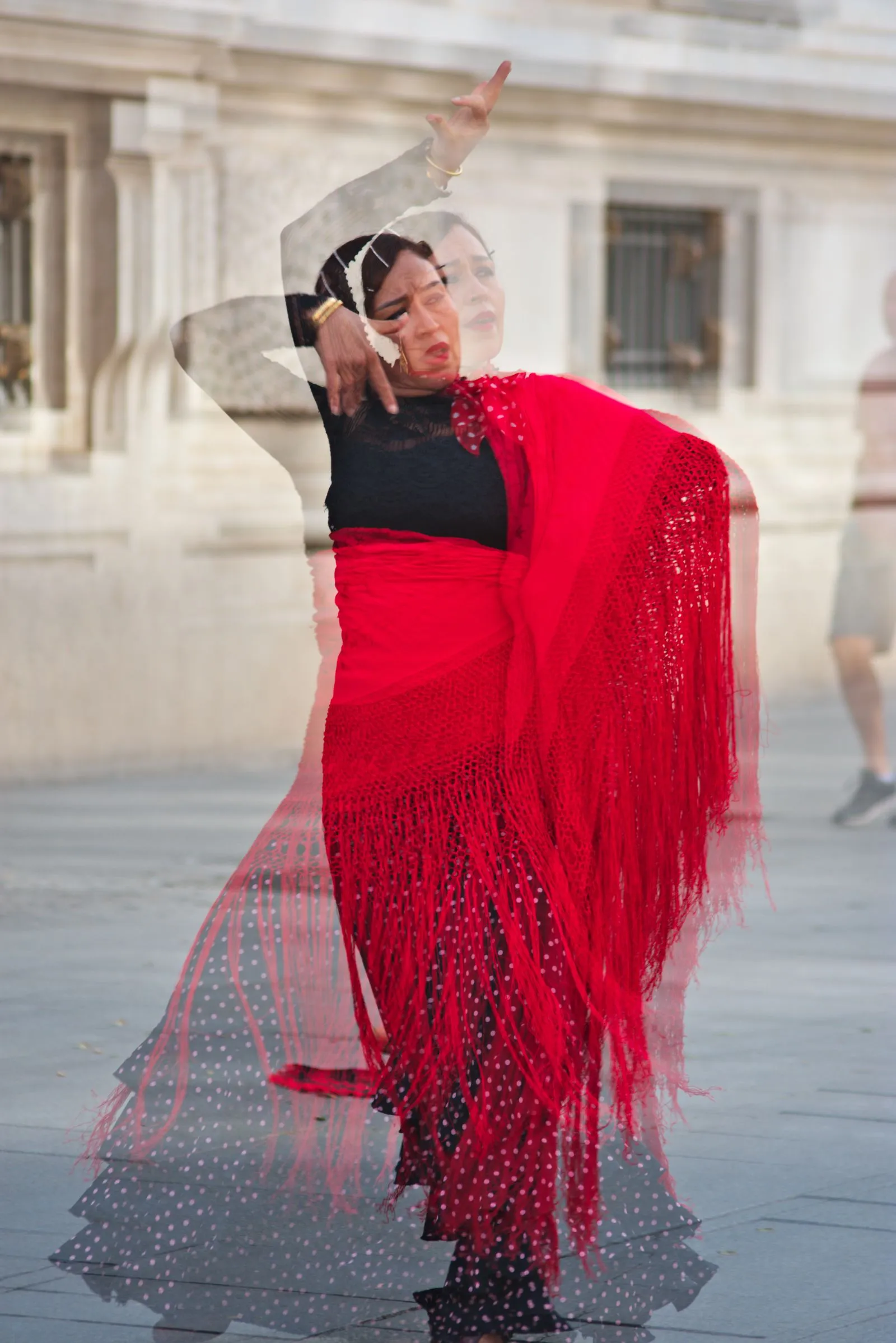 Dansatoare de flamenco în Sevilla