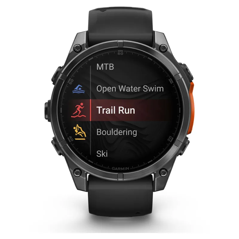 Garmin fenix 8 de 47 mm AMOLED, carcasă Slate Gray