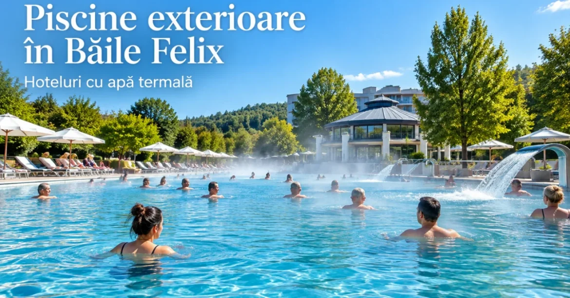 Piscine exterioare cu apă termală în Băile Felix