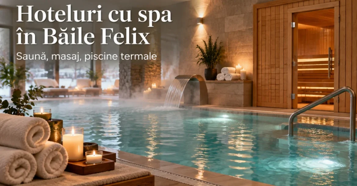 Spa cu piscină termală și saună în Băile Felix