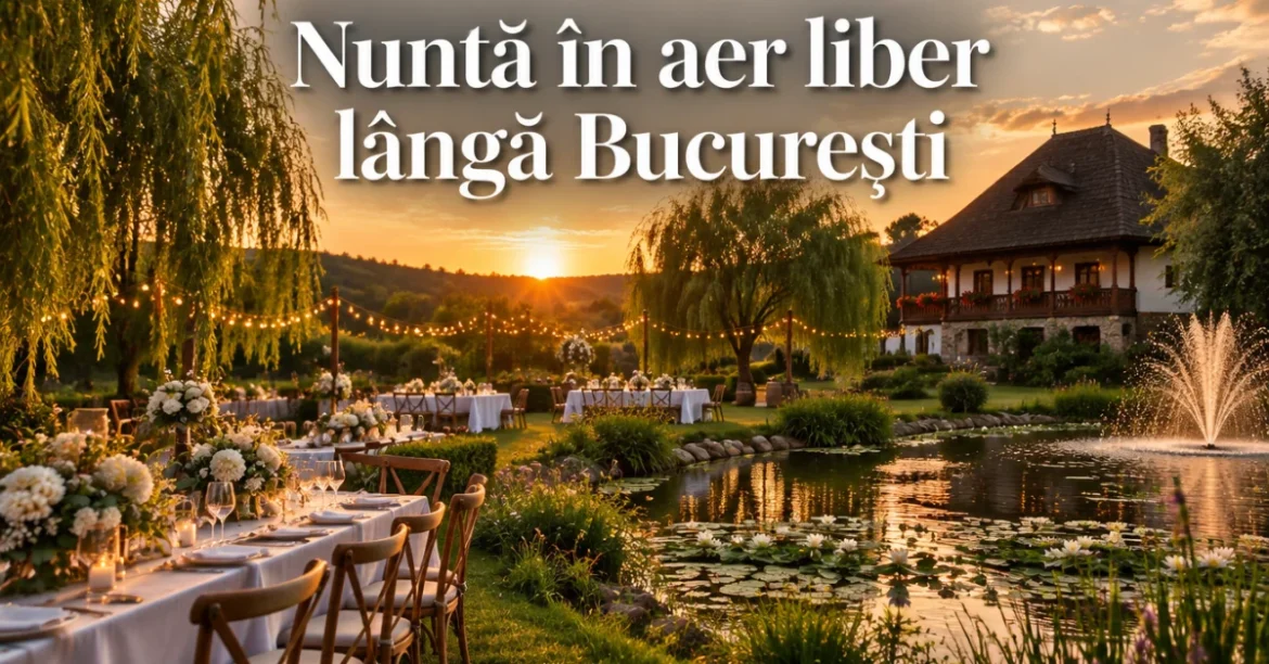 Nuntă în aer liber lângă București, imagine ilustrativă de copertă