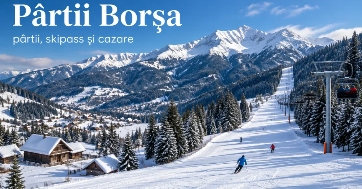 Pârtia de schi din Borșa, sub Munții Rodnei