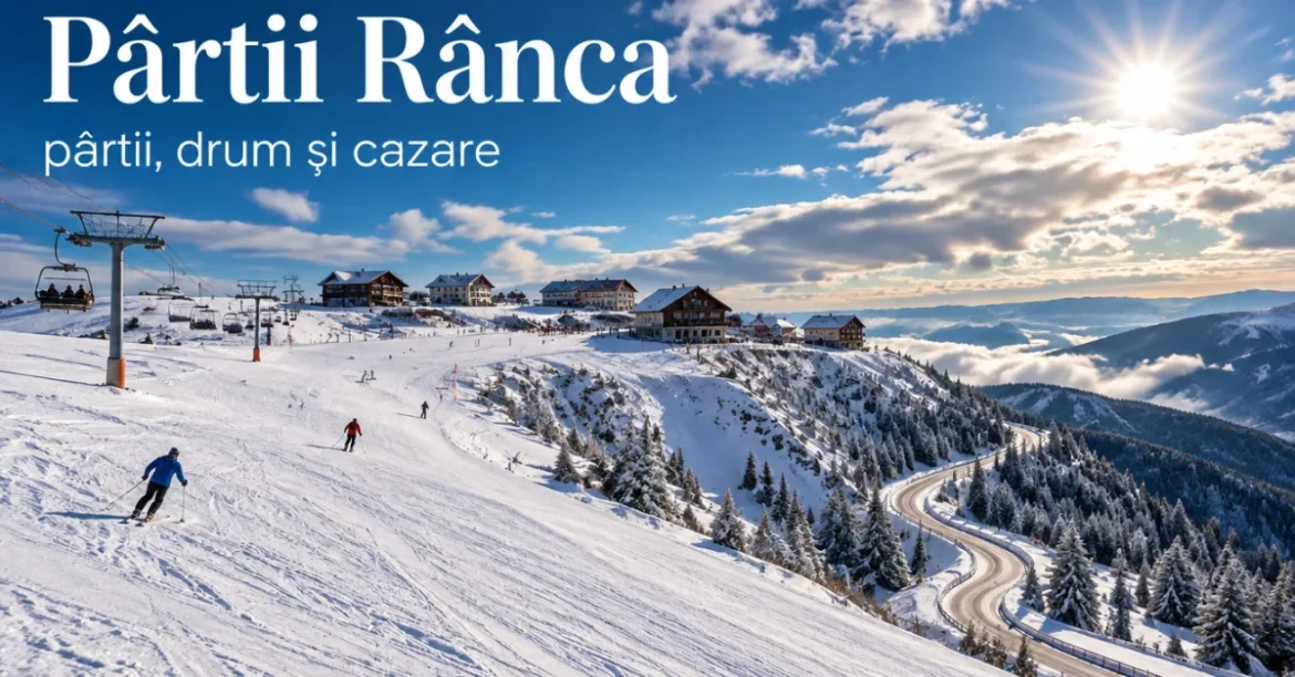Pârtiile din stațiunea Rânca, iarna