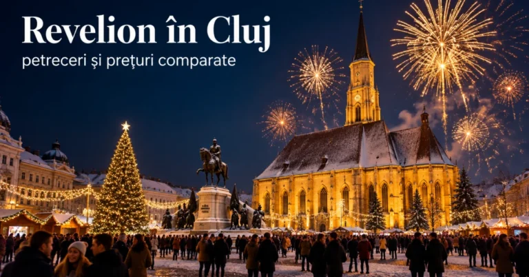 Revelion Cluj 2027: 15 petreceri comparate, cu prețuri