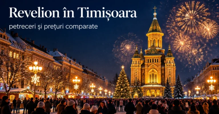 Revelion Timișoara 2027: 10 petreceri comparate, cu prețuri