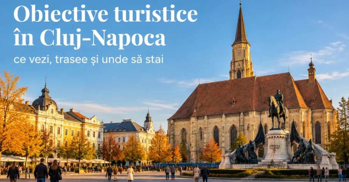 Piața Unirii din Cluj-Napoca și Biserica Sf. Mihail