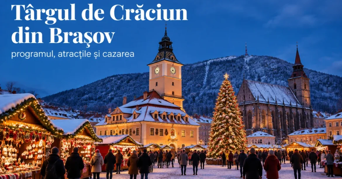 Târgul de Crăciun din Brașov, Piața Sfatului și Casa Sfatului iarna